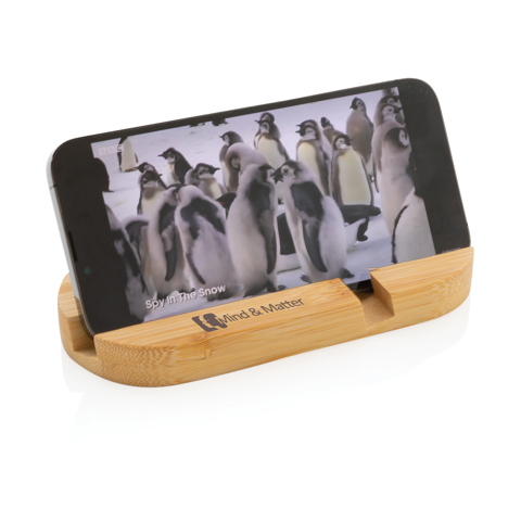 Bambus tablet & telefon holder