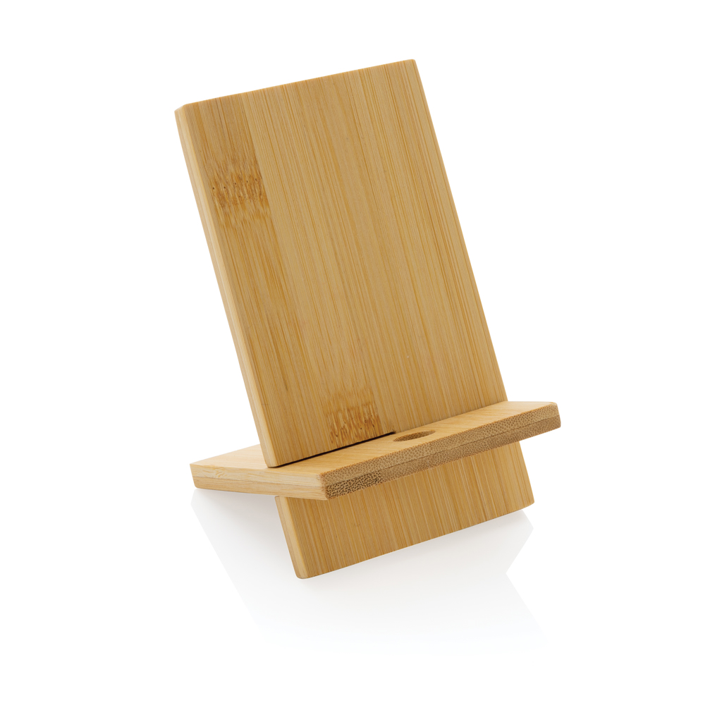 FSC® bambus telefonstativ i FSC® kraft æske-Brun