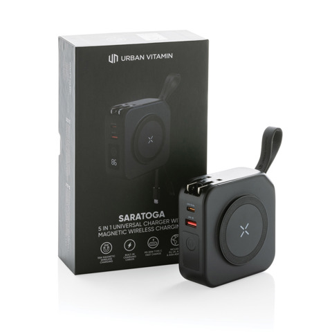 Urban Vitamin Saratoga 5 i 1 universaloplader-