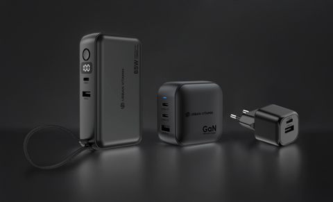 Urban Vitamin Eureka RCS recycled 65W hybridoplader-