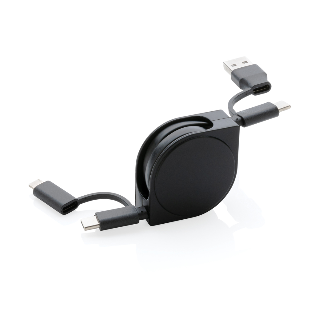 6 i 1 TPE kabel i RCS standard genavendt plast - rPET-Sort