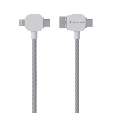 Urban Vitamin Stockton 65WRCS genanvendt TPE/PET magnetkabel-Hvid