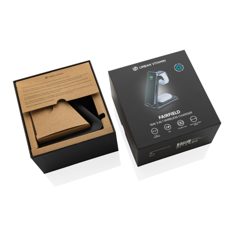 Urban Vitamin Fairfield 3in1 RCS rplast oplader-Sort
