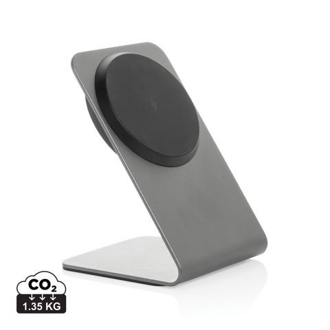 Terra aluminium 15W magnetisk trådløs telefonholder-