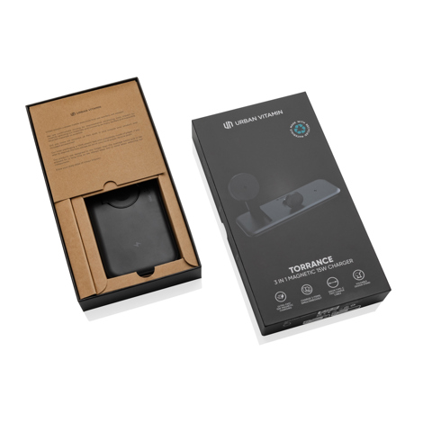 Urban Vitamin Torrance RCS  3 i 1 magnetisk 15W oplader-