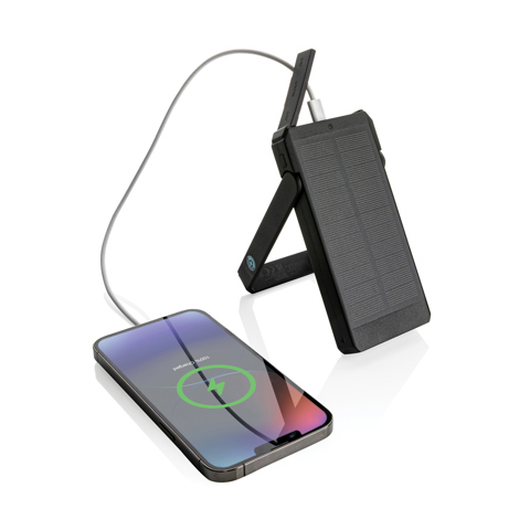 Skywave solar powerbank 10.000 mAh i RCS genanvendt plast-