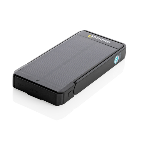 Skywave solar powerbank 10.000 mAh i RCS genanvendt plast-