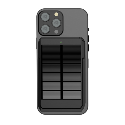 Skywave 5000 mAh 10W trådløs solcelle powerbank i RCS rplast-