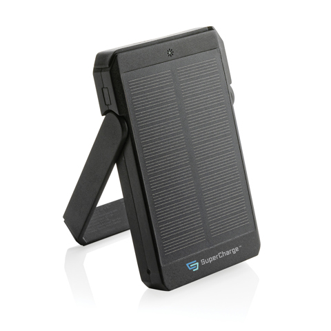 Skywave 5000 mAh 10W trådløs solcelle powerbank i RCS rplast-