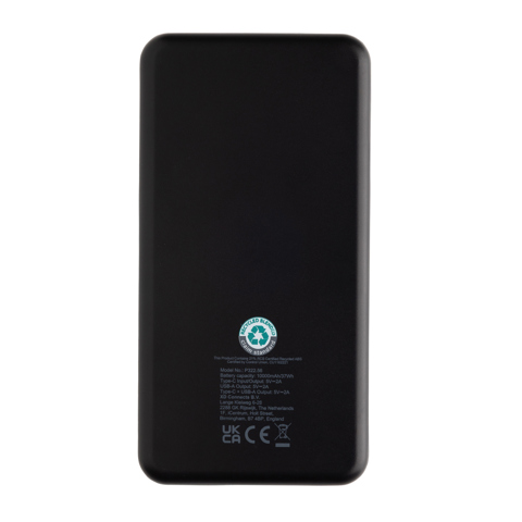 Boostcore RCS powerbank i genanvendt plast 10.000 mAh-