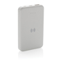 RCS genanvendt plastik wireless powerbank 5.000 mAh 5W - Hvid