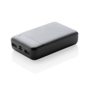 10.000 mAh powerbank i RCS standard genavendt plast - Sort