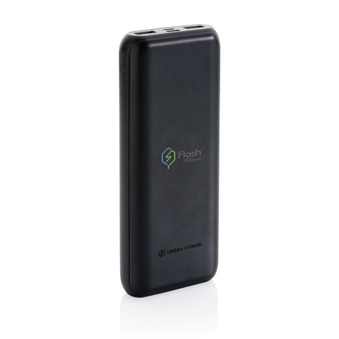 Urban Vitamin Pasadena 20.000 mAh 18W PD powerbank-Sort