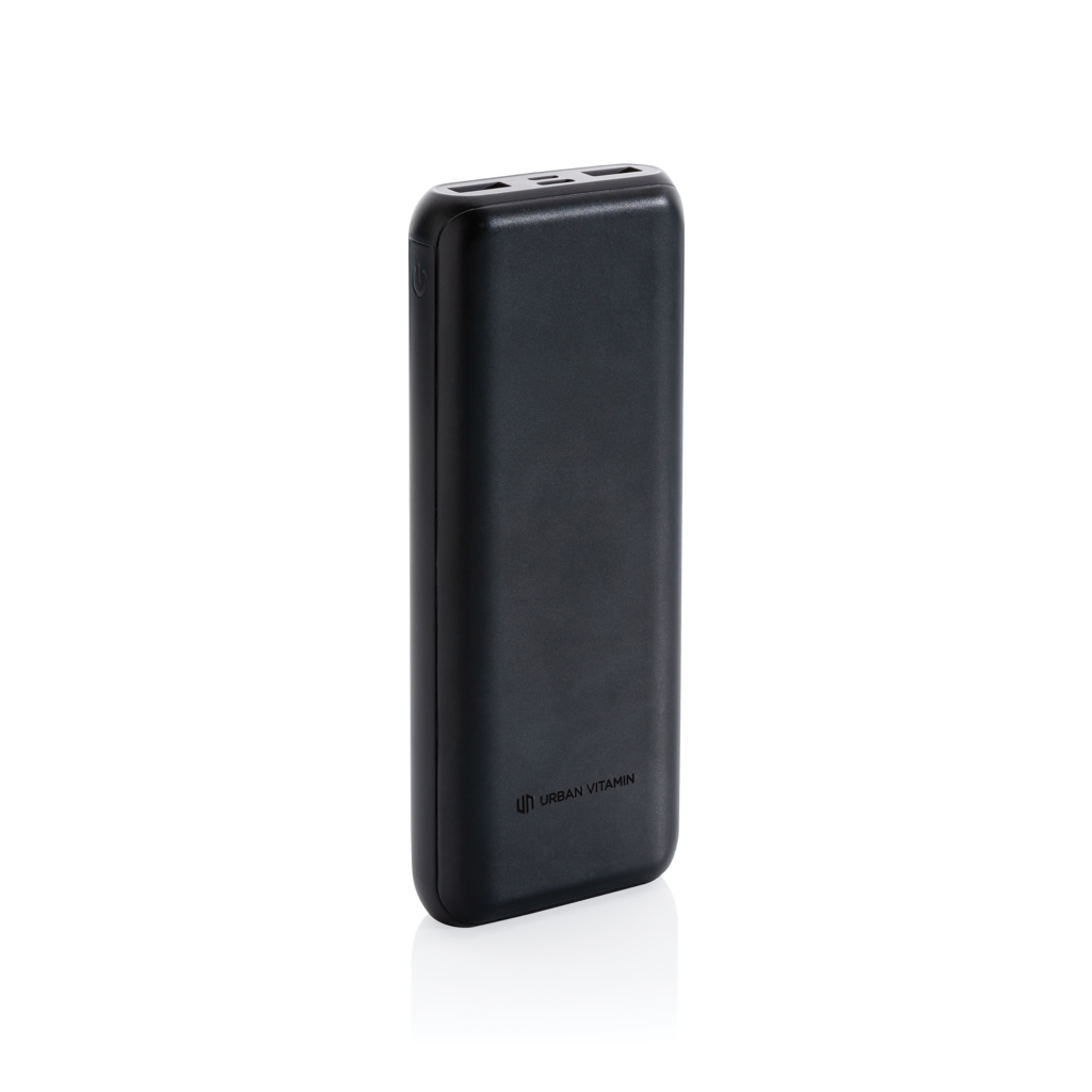 Urban Vitamin Pasadena 20.000 mAh 18W PD powerbank-Sort