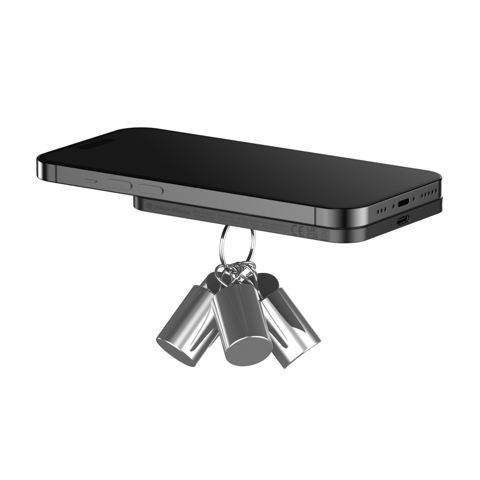 Urban Vitamin Burbank RCS plast/alu 3.000 mAh powerbank-Sort