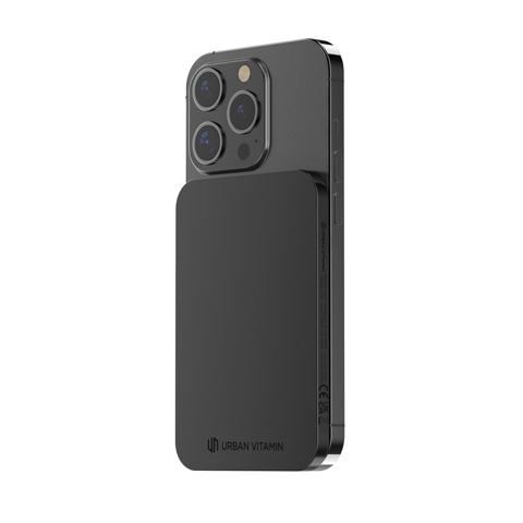 Urban Vitamin Burbank RCS plast/alu 3.000 mAh powerbank-Sort