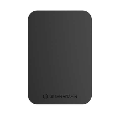 Urban Vitamin Burbank RCS plast/alu 3.000 mAh powerbank-Sort