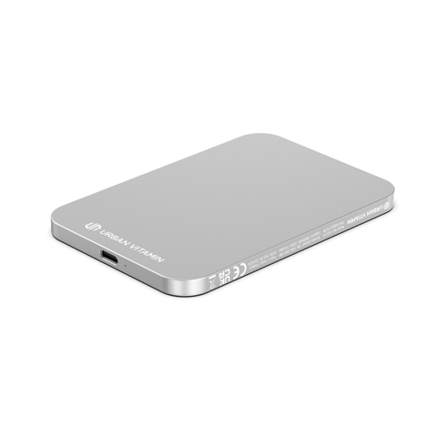 Urban Vitamin Burbank RCS plast/alu 3.000 mAh powerbank-Hvid