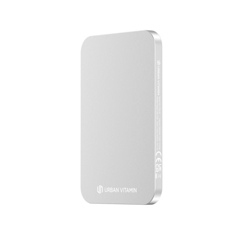 Urban Vitamin Burbank RCS plast/alu 3.000 mAh powerbank-Hvid