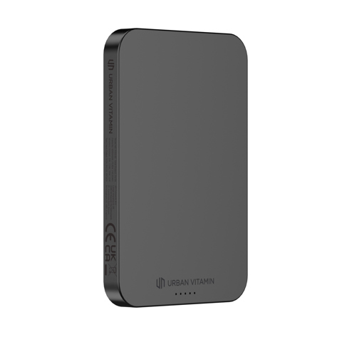 Urban Vitamin Richmond RCS plast/alu 5.000 mAh powerbank-Sort