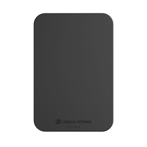 Urban Vitamin Richmond RCS plast/alu 5.000 mAh powerbank-Sort