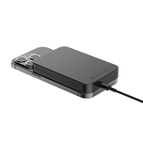 Compton RCS genbrugsplast/aluminium 10.000 mAh powerbank-Sort