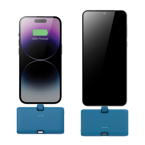 Urban Vitamin Los Angeles 20W PD powerbank i RCS plast-Blå