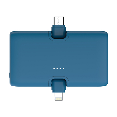 Urban Vitamin Los Angeles 20W PD powerbank i RCS plast-Blå