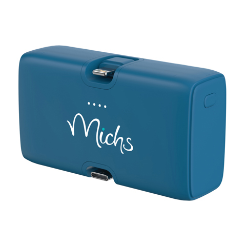 Urban Vitamin Los Angeles 20W PD powerbank i RCS plast-Blå