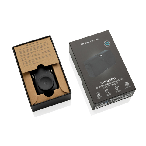 Urban Vitamin San Diego 20W PD powerbank i RCS rplastic-Sort