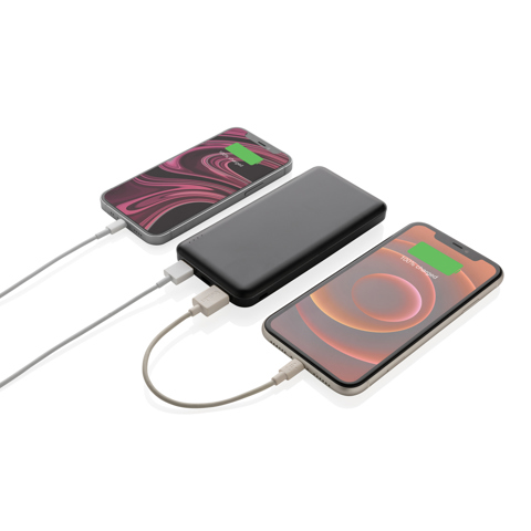 High Density 10.000 mAh lomme powerbank - BSCI-Sort