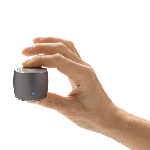 Swiss Peak RCS genanvendt aluminium 3W bashøjttaler, grå-Grå