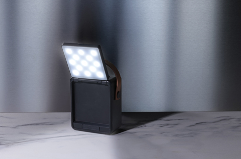 Skywave 12W Solar højttaler i RCS genanvendt plast, sort-