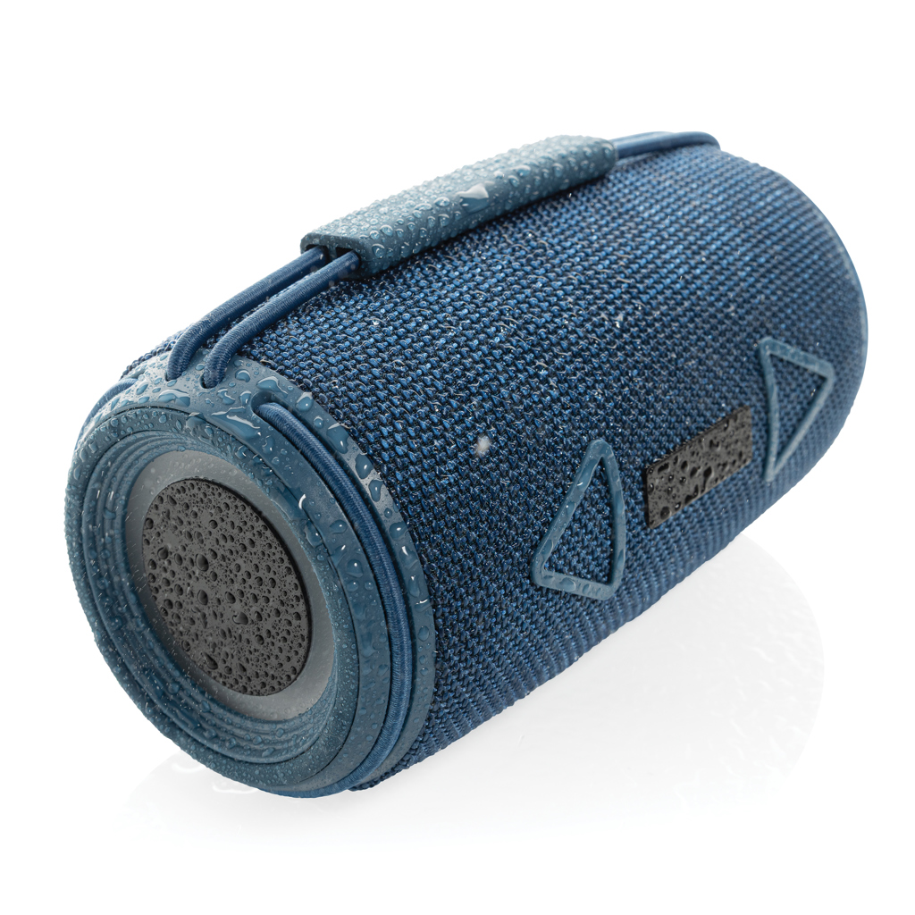 Prisma 16W højttaler i RCS genanvendt plast IPX 4 vandtæt-Blå