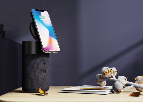 Urban Vitamin Anaheim 10W højttaler/15W oplader RCS RPET/ABS-