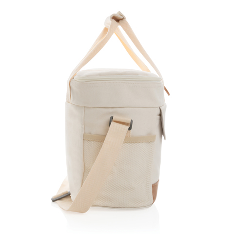Impact AWARE™ 16 oz. canvas køletaske - Genbrugs Bomuld-Off White