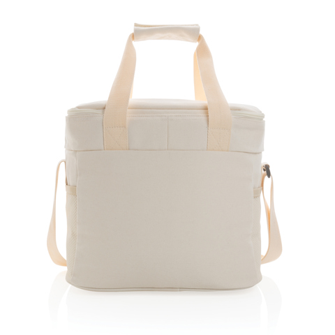 Impact AWARE™ 16 oz. canvas køletaske - Genbrugs Bomuld-Off White