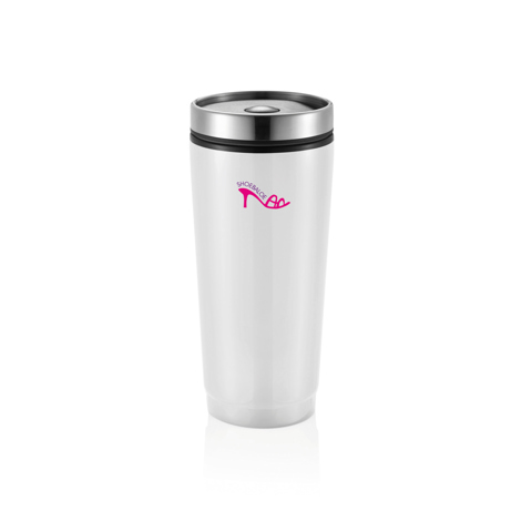 Spildfrit krus - BSCI-Hvid