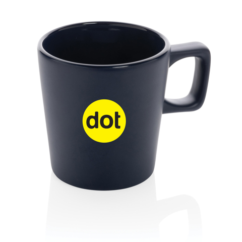 Moderne Keramisk Kaffekrus-Marineblå