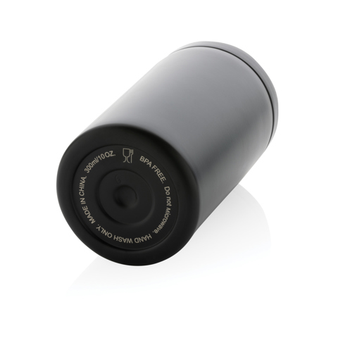 RCS RSS Dobbeltvæg vakuum spildsikkert låsbar krus-Sort