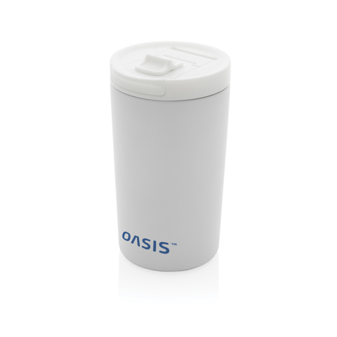 RCS RSS Dobbeltvæg vakuum spildsikkert låsbar krus-Hvid