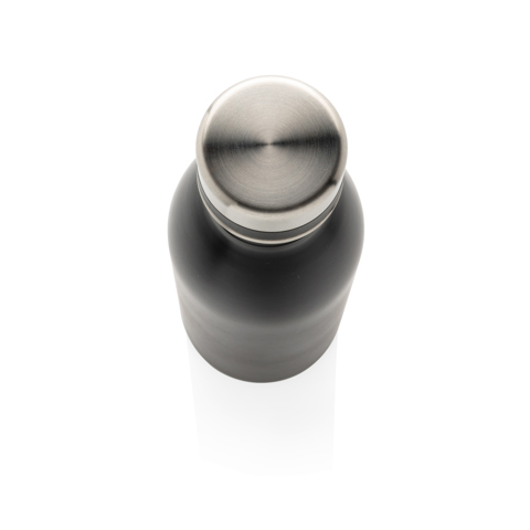 Deluxe rustfrit stål vandflaske i RCS Genanvendt-Sort