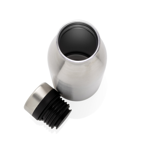 Deluxe rustfrit stål vandflaske i RCS Genanvendt-Sølv