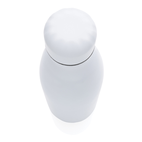 Ensfarvet rustfrit stål flaske-Hvid