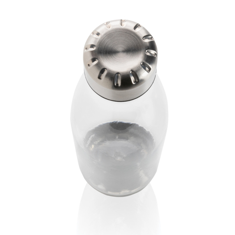 Leakproof Vandflaske med Rustfrit Stål-Transparant