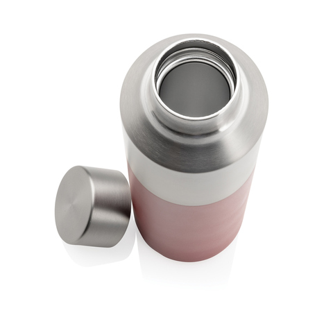 Fluid RCS certificeret 600ML vandflaske af genanvendt stål-Rød