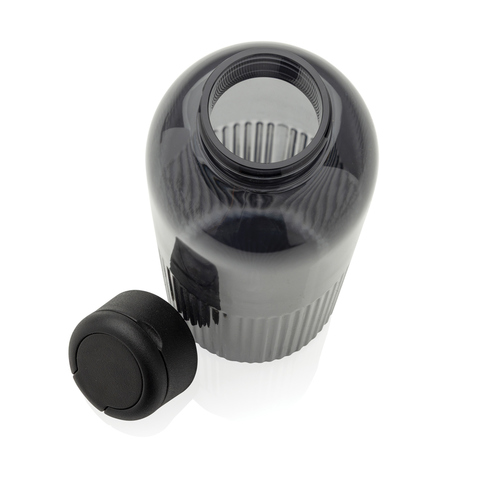 Ripple RCS RPET Lækagesikker vandflaske med håndtag 750 ML-Sort