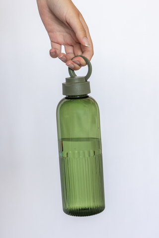 Ripple RCS RPET Lækagesikker vandflaske med håndtag 750 ML-Grøn
