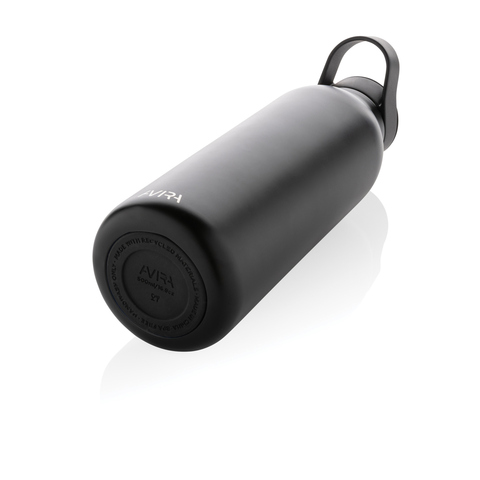 Avira Ara RCS Re-steel fliptop vandflaske 500 ML-Sort