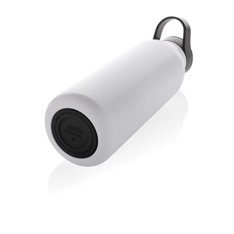 Avira Ara RCS Re-steel fliptop vandflaske 500 ML-Hvid